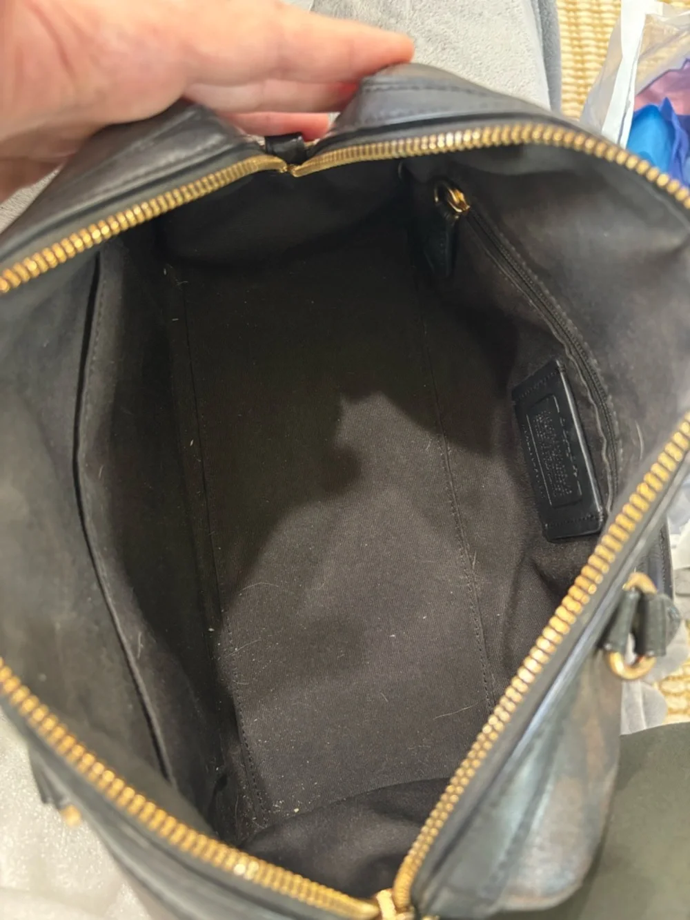 Coach Rowan Satchel in signature brown and black coated canvas - Picture 15 of 16